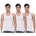 LUX VENUS Men's Cotton Vest (Pack of 3)